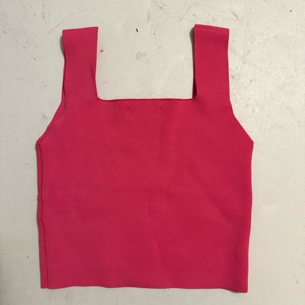 Listicle Pink Sleeveless Crop Bustier Tank Top - Picture 3 of 6